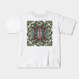 Celtic Knotwork Greyhounds Kids T-Shirt